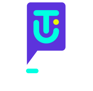 średnie logo u-tell z tekstem We Listen