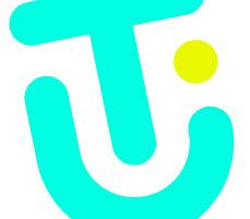 duże turkusowe logo u-tell