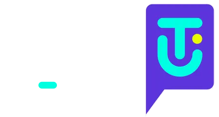 duże logo u-tell z tekstem We Listen